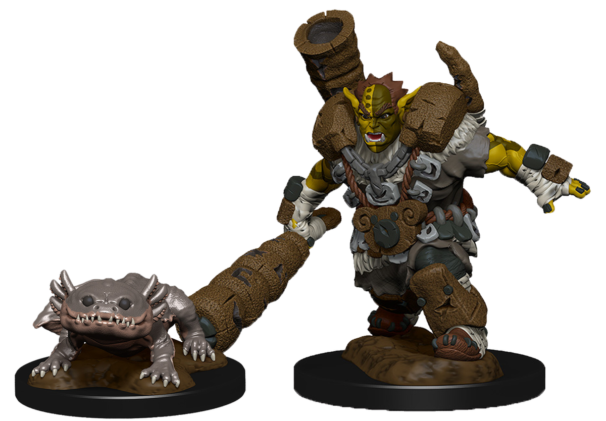 WizKids Wardlings: Mud Orc & Mud Puppy Miniatures WizKids   