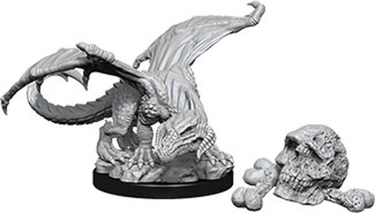 D&D Nolzur's Marvelous Unpainted Miniatures: Black Dragon Wyrmling Miniatures WizKids   