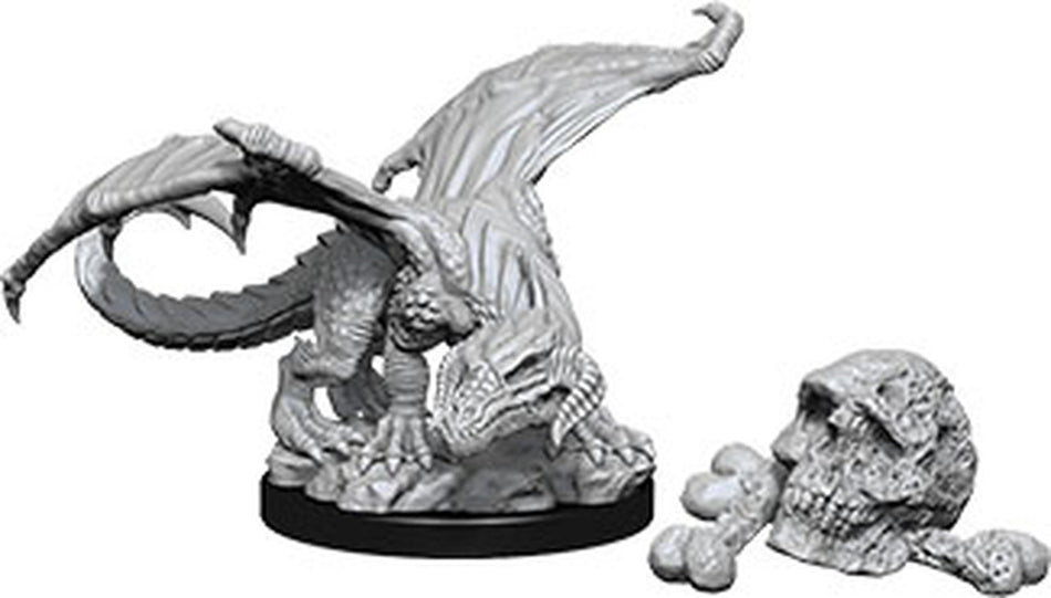 D&D Nolzur's Marvelous Unpainted Miniatures: Black Dragon Wyrmling Miniatures WizKids   