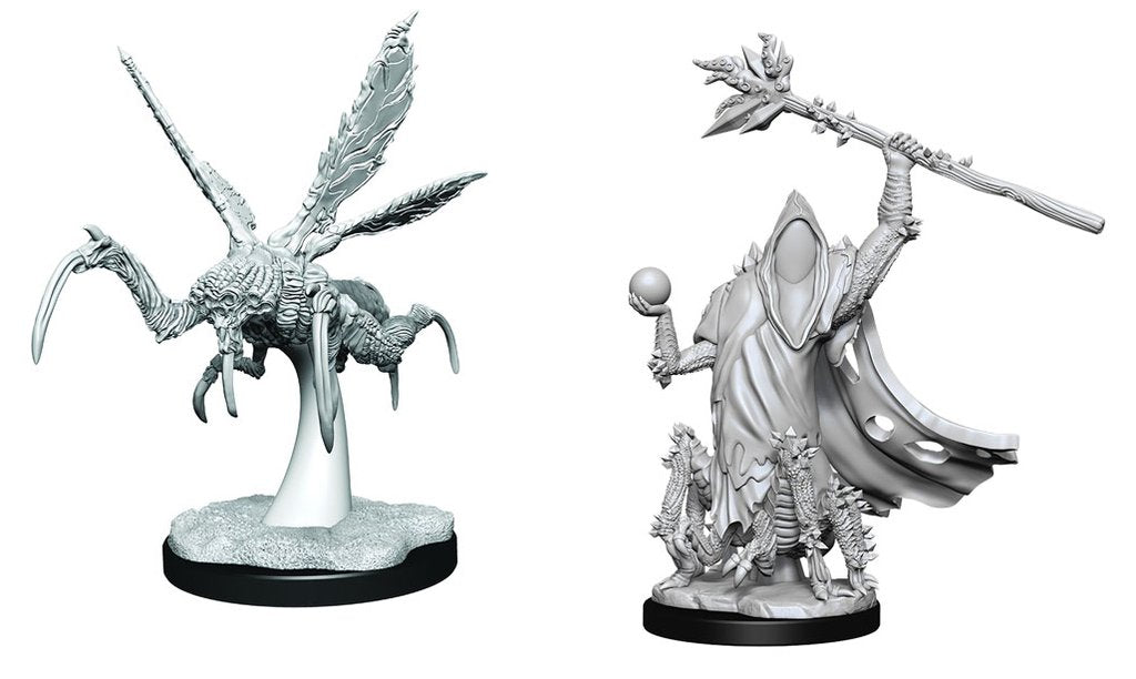 Critical Role Unpainted Miniatures: Core Spawn Emissary & Seer (90368) Miniatures WizKids   