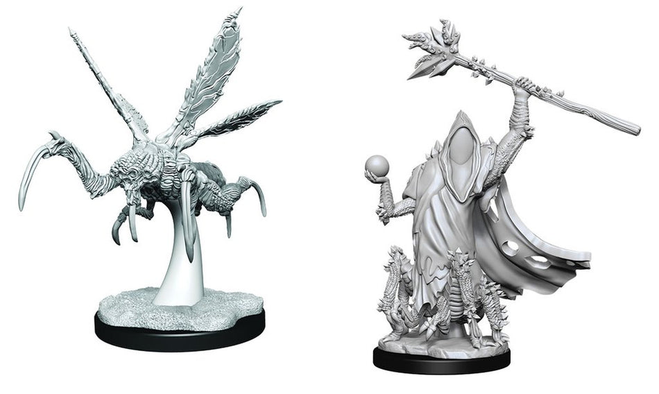 Critical Role Unpainted Miniatures: Core Spawn Emissary & Seer (90368) Miniatures WizKids   