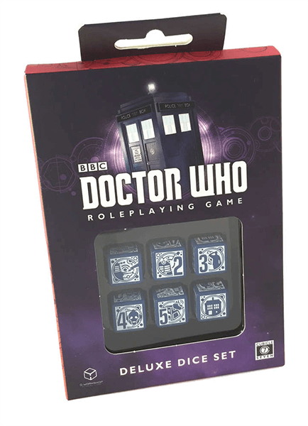 Q-Workshop Doctor Who RPG Deluxe Dice Set Home page Cubicle 7 Entertainment   