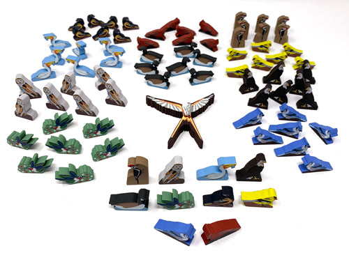 Wingspan: North American Birds & Scissor-Tailed Flycatcher Meeple Upgrade Pack Board Games Other