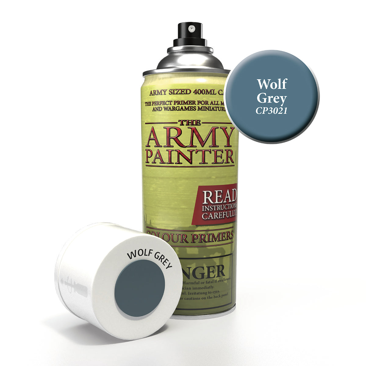 Colour Primer Spray: Wolf Grey Paints Army Painter 3021 Wolf Grey