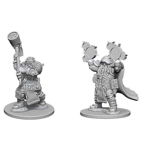 D&D Nolzur's Marvelous Unpainted Miniatures: Dwarf Male Cleric Miniatures WizKids   