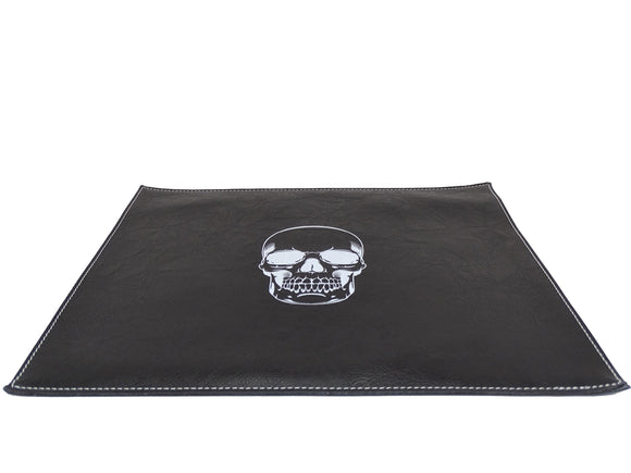 Easy Roller White Skull Dice Rolling Mat Home page Easy Roller Dice   