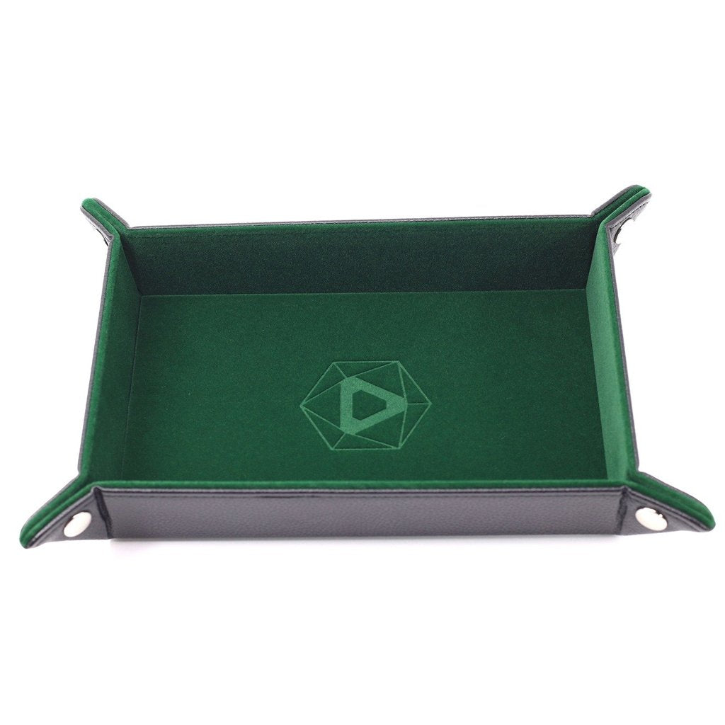Die Hard Dice Rectangular Folding Dice Tray Green Dice Die Hard Dice
