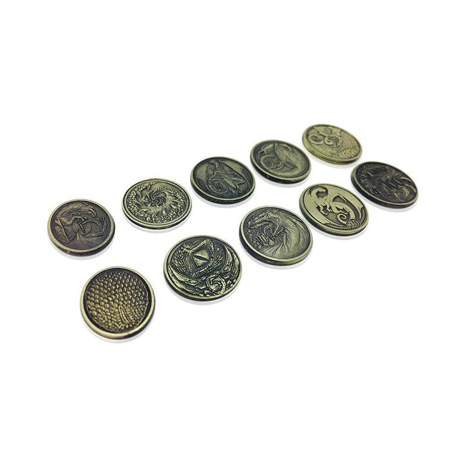 Adventure Coins: Dragon Set of 10 Coins Supplies Norse Foundry