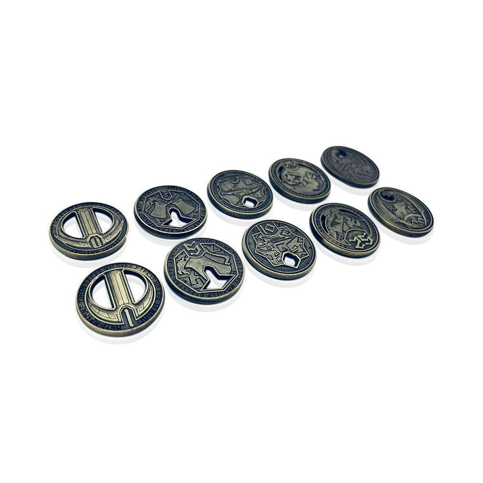 Adventure Coins: Dwarven Set of 10 Coins Supplies Norse Foundry