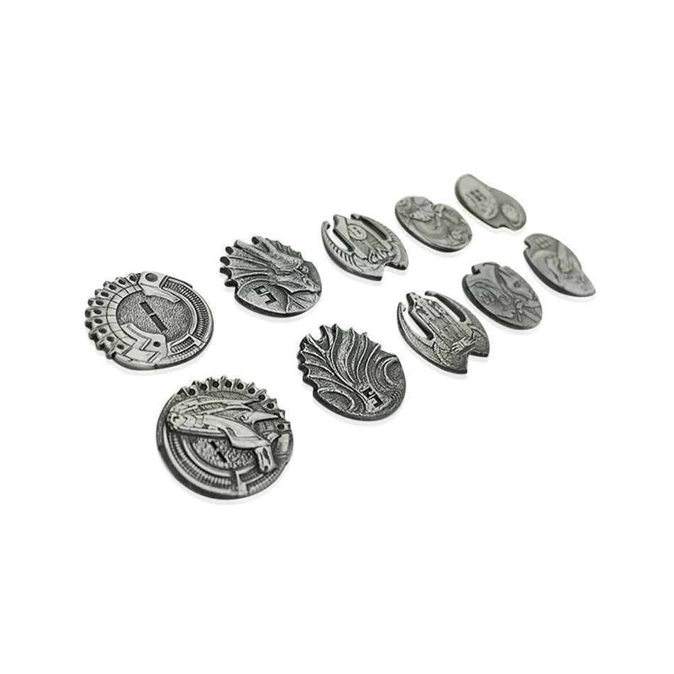 Norse Foundry Adventure Coins: 10ct Sci-Fi Star Metal Set Supplies Norse Foundry