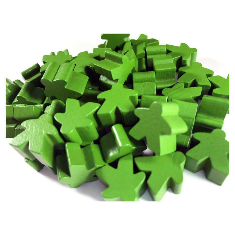 Wooden Meeples 50ct Bag - Green  Other   