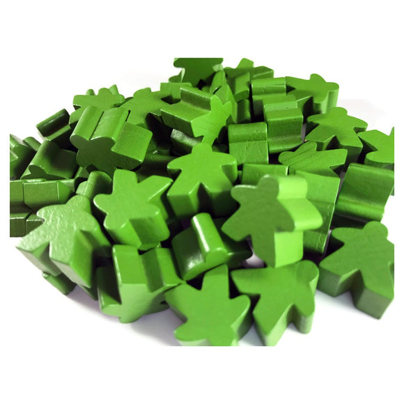 Wooden Meeples 50ct Bag - Green Home page Other   