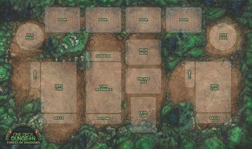One Deck Dungeon Neoprene Playmat Supplies Asmadi Games