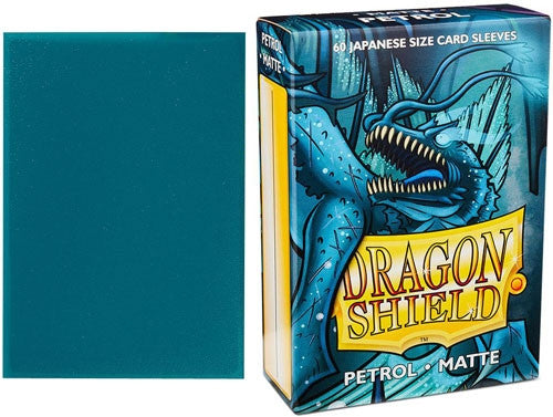 Dragon Shield Matte Japanese Size Sleeves 60ct Petrol (11120) Supplies Arcane Tinmen   