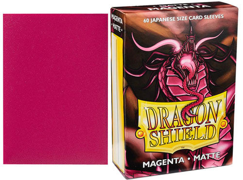 Dragon Shield Matte Japanese Size Sleeves 60ct Magenta (11126) Supplies Arcane Tinmen   