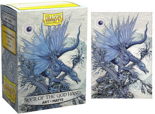 Dragon Shield Matte Art Standard Sleeves 100ct Seer of the God Hand (12038) Supplies Arcane Tinmen   