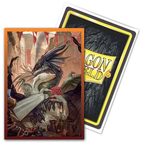 Dragon Shield Standard Sized Brushed Art Card Sleeves Valentine Dragons 2021 (12063) Supplies Arcane Tinmen   
