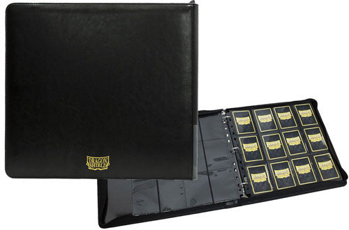 Dragon Shield Card Codex Zipster XL 3-Ring Binder 3x4 Black (38100) Supplies Arcane Tinmen   