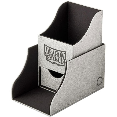 Dragon Shield Nest 100 Deck Box Light Grey/Black (40107) Supplies Arcane Tinmen   