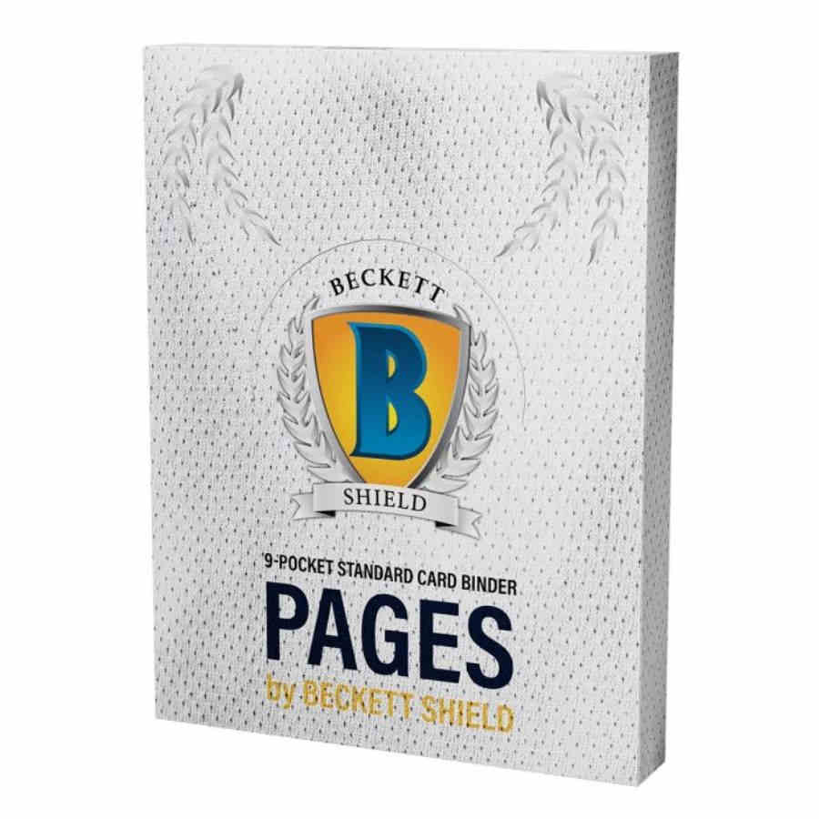 Beckett Shield 9 Pocket Card Pages 100ct Box (90501) Supplies Arcane Tinmen   