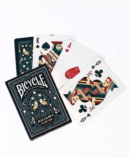 Playing Cards: Aviary Blue Card Games U.S. Playing Card Co.