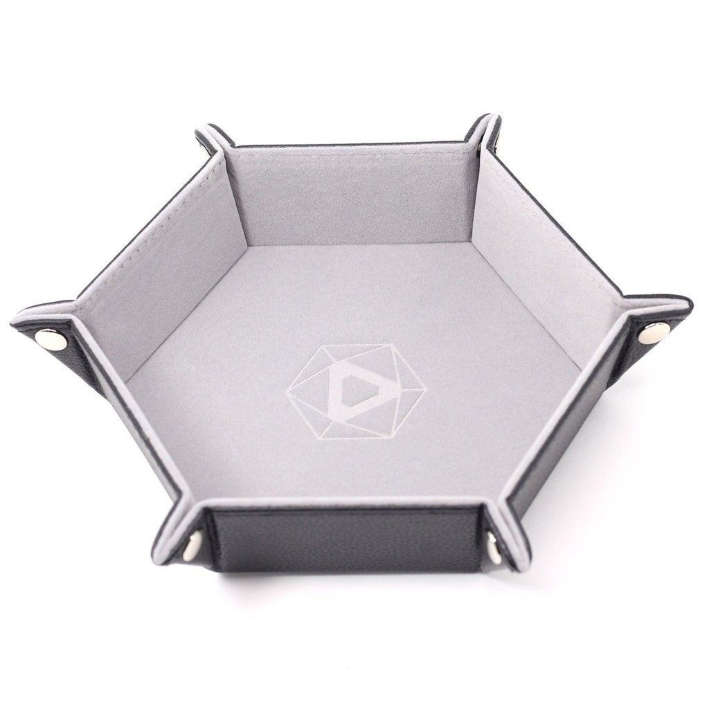 Die Hard Dice Hex Folding Dice Tray Grey Dice Die Hard Dice