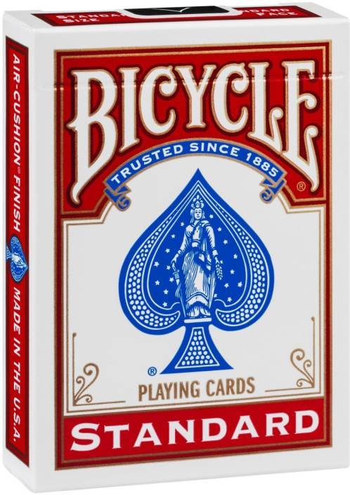 Playing Cards: Bicycle Standard Index Red Card Games Other