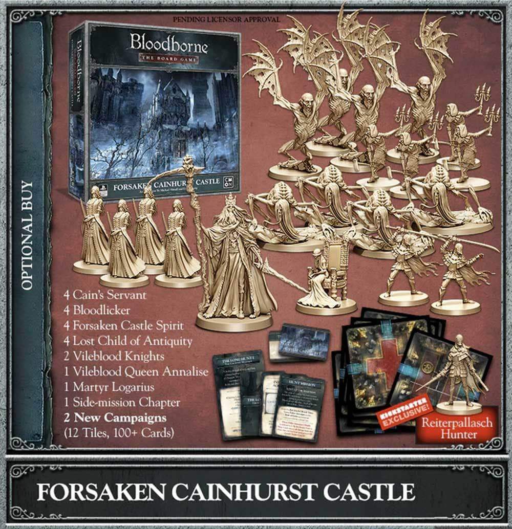 Bloodborne The Board Game Forsaken Cainhurst Castle Extra – Common Ground  Games
