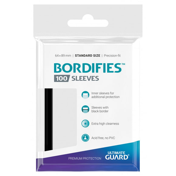Ultimate Guard Bordifies Sleeves Standard Size (10714)  Ultimate Guard   