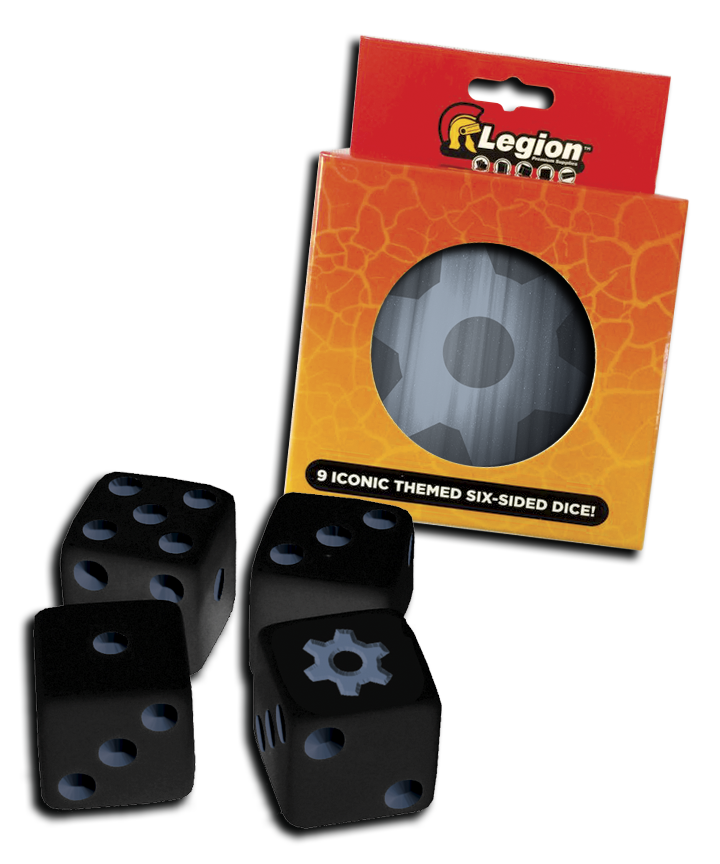 Dice Tin: Iconic Gear 9D6 Set Supplies Legion Supplies   