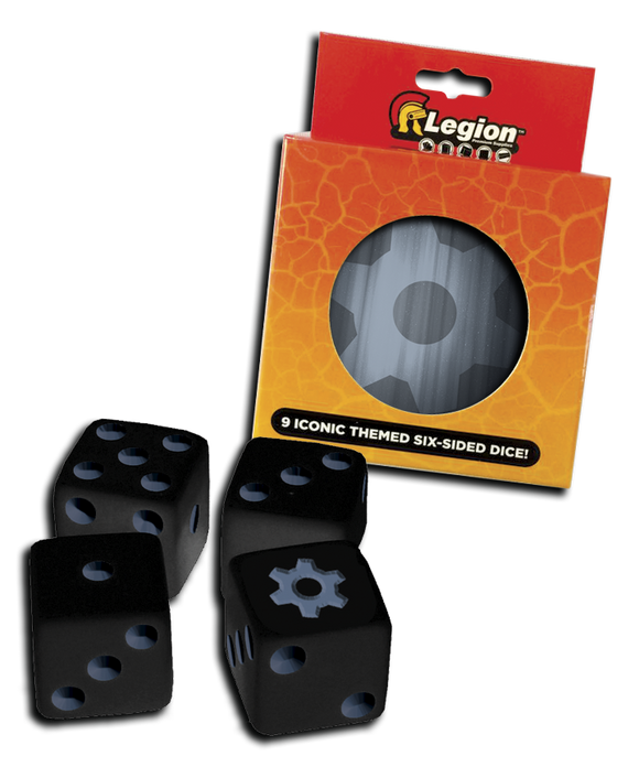 Dice Tin: Iconic Gear 9D6 Set  Legion Supplies   