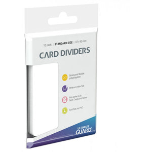 Ultimate Guard Card Dividers 10ct White (10080) Home page Ultimate Guard   
