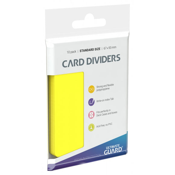 Ultimate Guard Card Dividers 10ct Yellow (10451) Home page Ultimate Guard   