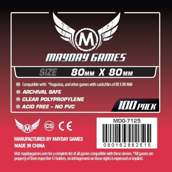 mayday games card sleeves Mayday Games Card Sleeves 80 x 80mm 100 pack Medium Square