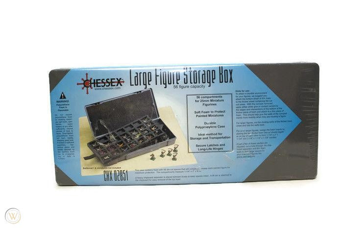 Chessex Large Figure Storage Box (56 capacity) (02851) Supplies Chessex   