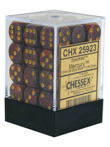 Chessex 12mm Speckled Mercury 36ct D6 Set (25923) Dice Chessex   