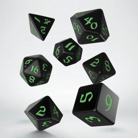 Q-Workshop Classic Runic Black/Green 7ct Polyhedral Set Home page Other   