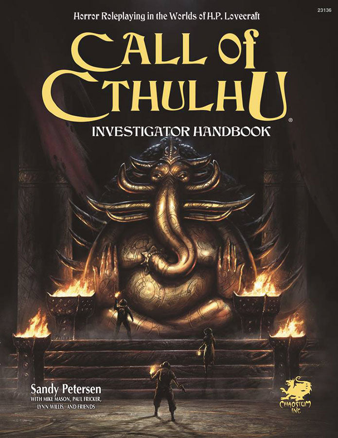 Call of Cthulhu 7e Investigator Handbook Role Playing Games Chaosium   