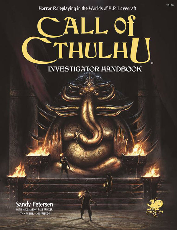 Call of Cthulhu 7e Investigator Handbook Home page Chaosium   