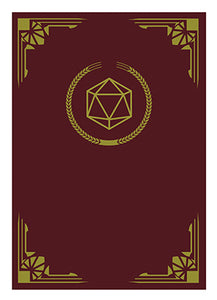 Herobook 5e Player Notebook - Garnet Red Home page Other   