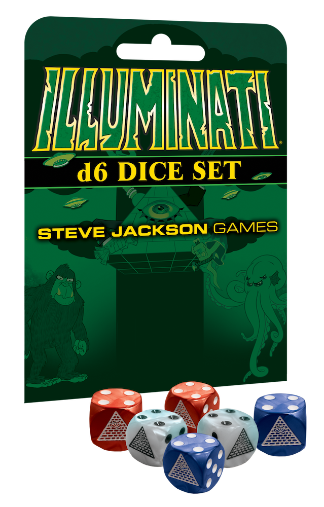 Illimunati D6 Dice Set Dice Steve Jackson Games