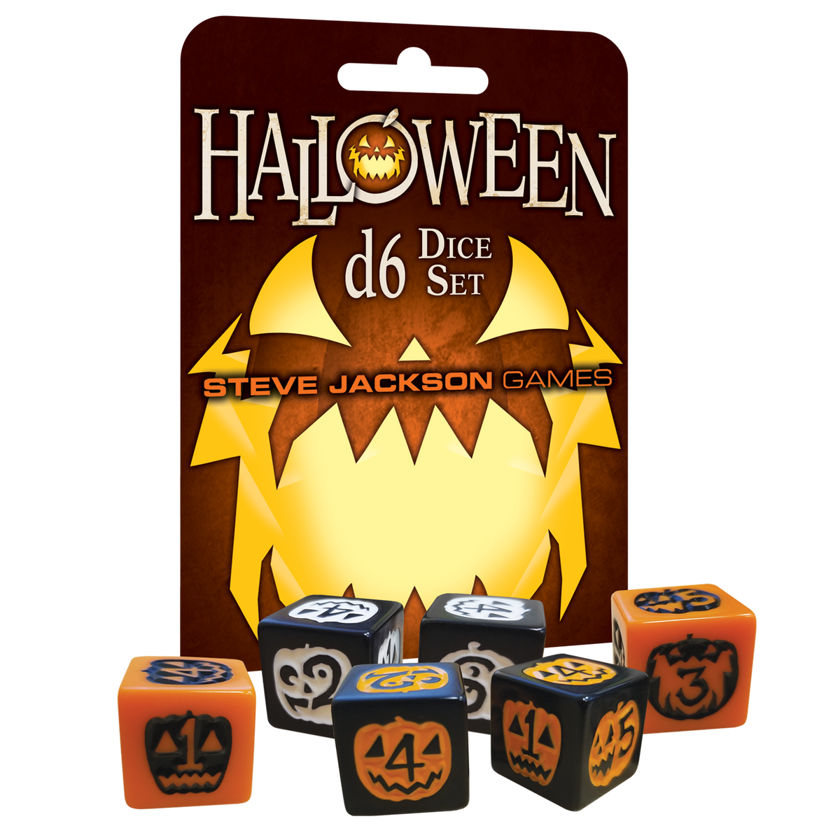 Halloween D6 Dice Set Dice Steve Jackson Games