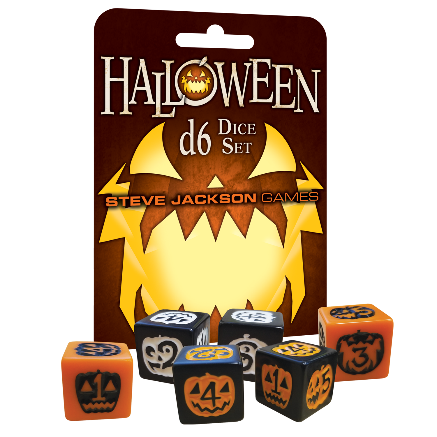Halloween D6 Dice Set Dice Steve Jackson Games