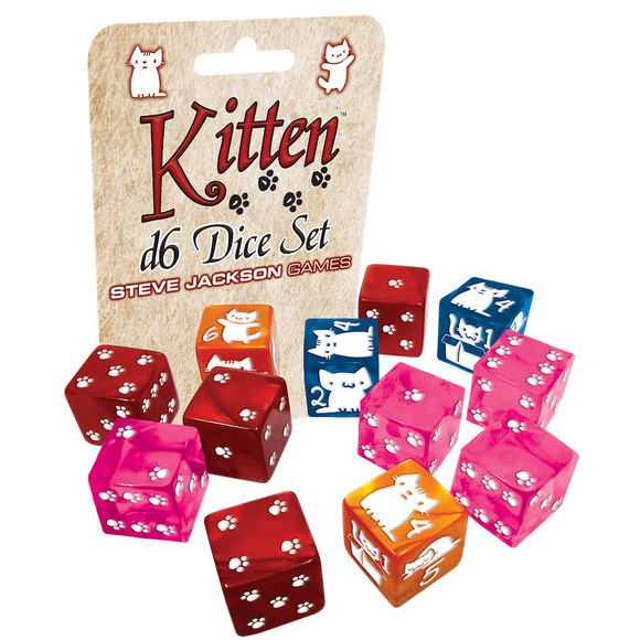 Kitten D6 Dice Set Home page Steve Jackson Games   