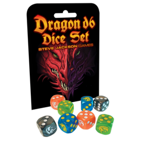 Dragon D6 Dice Set  Steve Jackson Games   