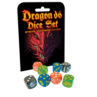 Dragon D6 Dice Set  Steve Jackson Games   