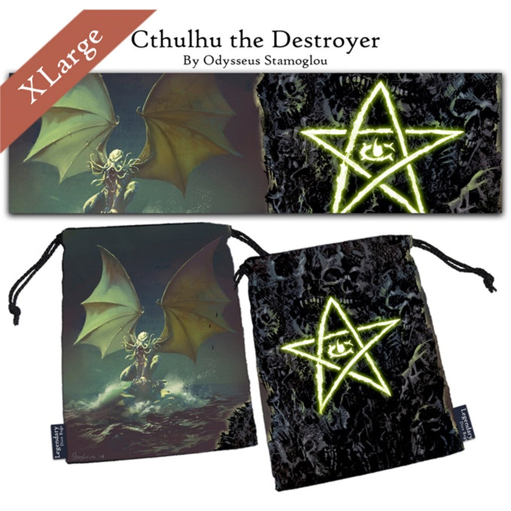 Legendary Dice Bag: Cthulhu the Destroyer Supplies Drawlab Entertainment