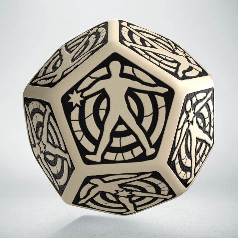Q-Workshop Hit Location Die Beige with Black Dice Q Workshop