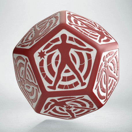 Q-Workshop Hit Location Dice Red/White Dice Q Workshop
