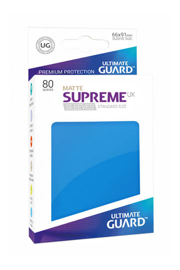 Ultimate Guard 80ct Standard Supreme UX Matte Sleeves Royal Blue (10559) Home page Ultimate Guard   